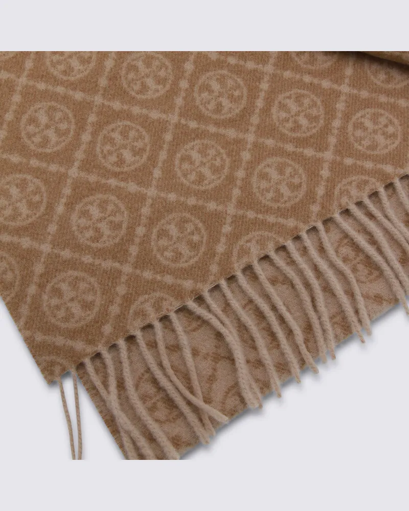 Tory Burch Women's Scarfs Beige _wo Ws Beige