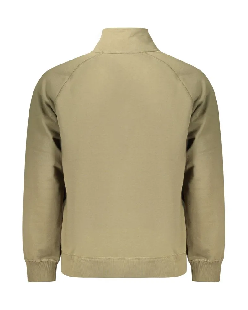 Timberland Half-Zip Cotton Sweatshirt — Green Green