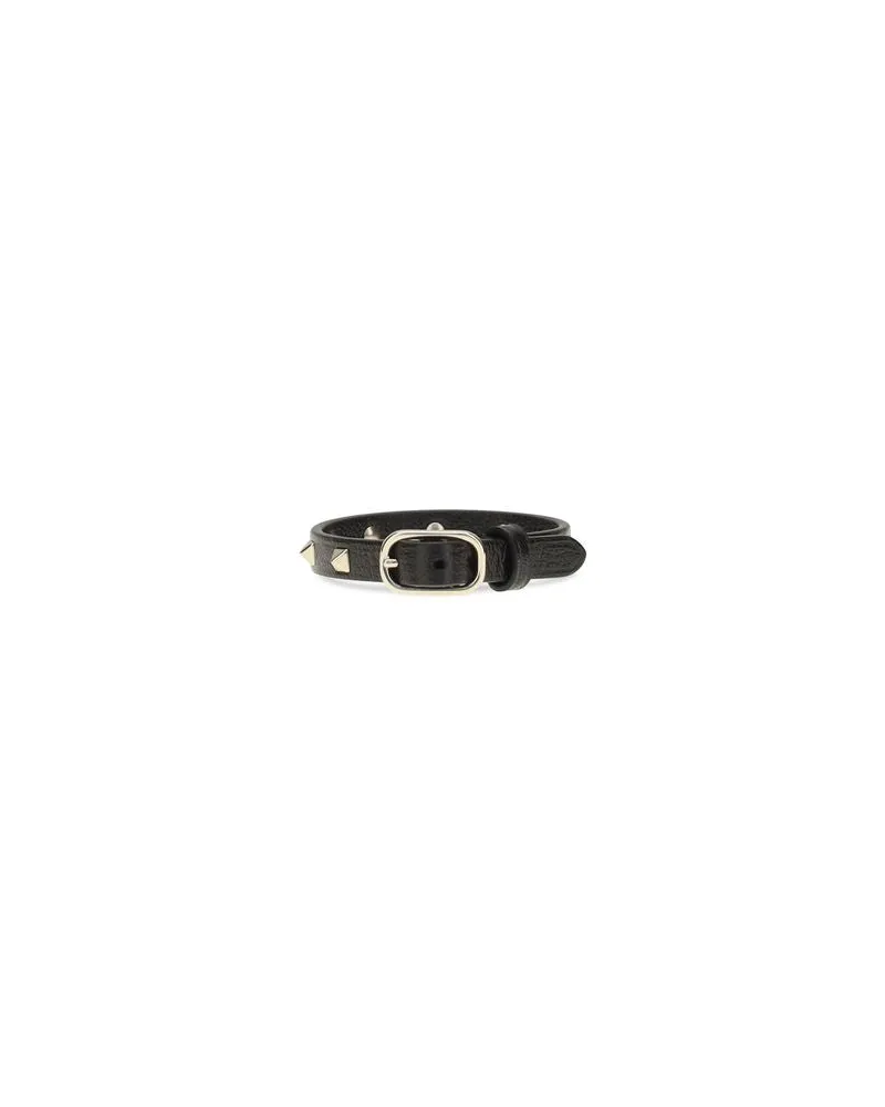 Valentino Garavani Rockstud Bracelet — Black Black