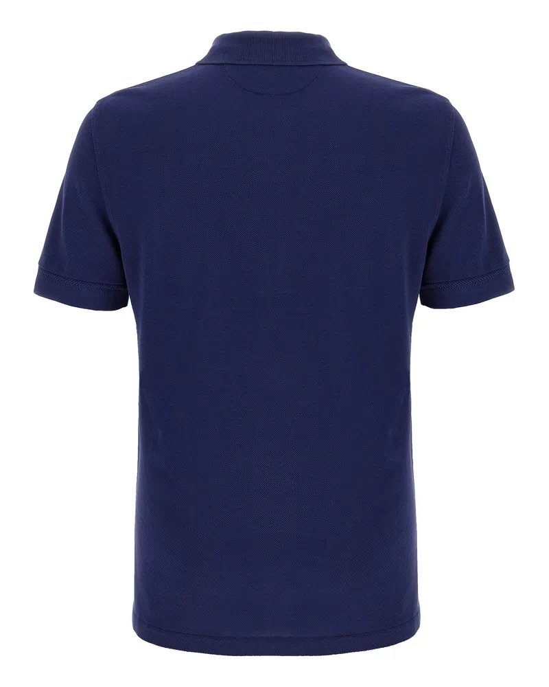 Tom Ford Men's Blue Lyocell Polo Shirt Blue