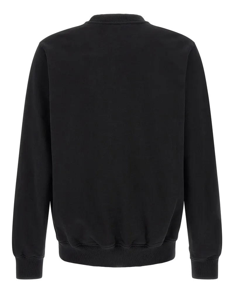 Casablanca Paris Palm Tree Emblem Embroidered Sweatshirt — Black Black