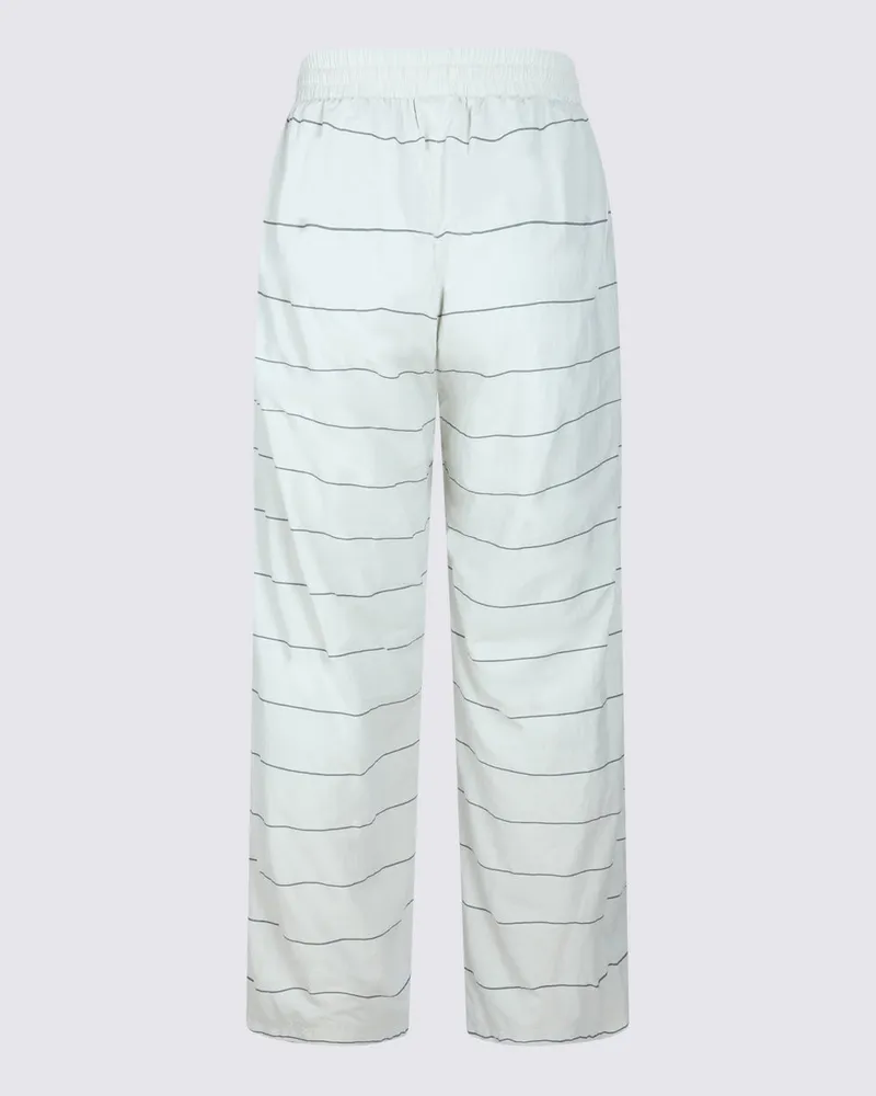 Balenciaga Men's Trousers Dirty White _pa White