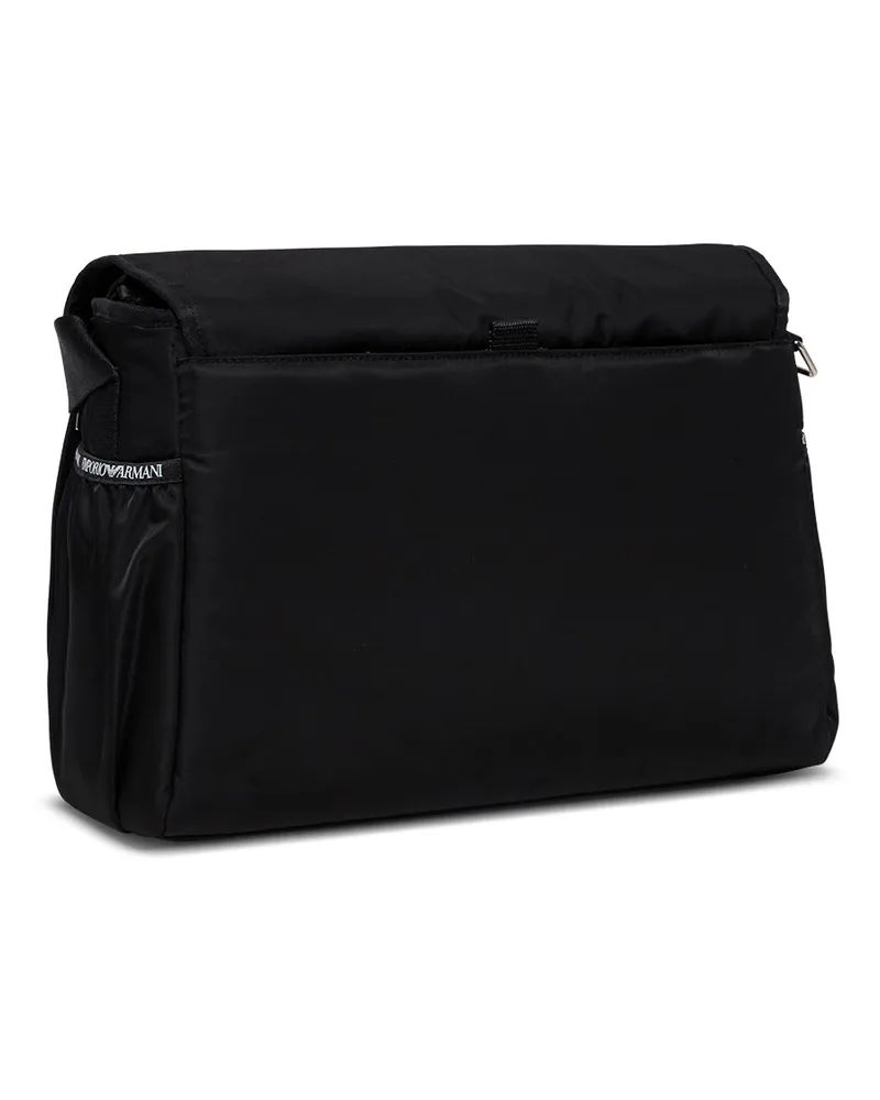 Emporio Armani Boys' Crossbody Bag Mummy Black Nylon Shoulder Black