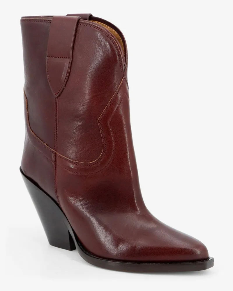 Isabel Marant Women's Boots Leyane Leather Brown Brown