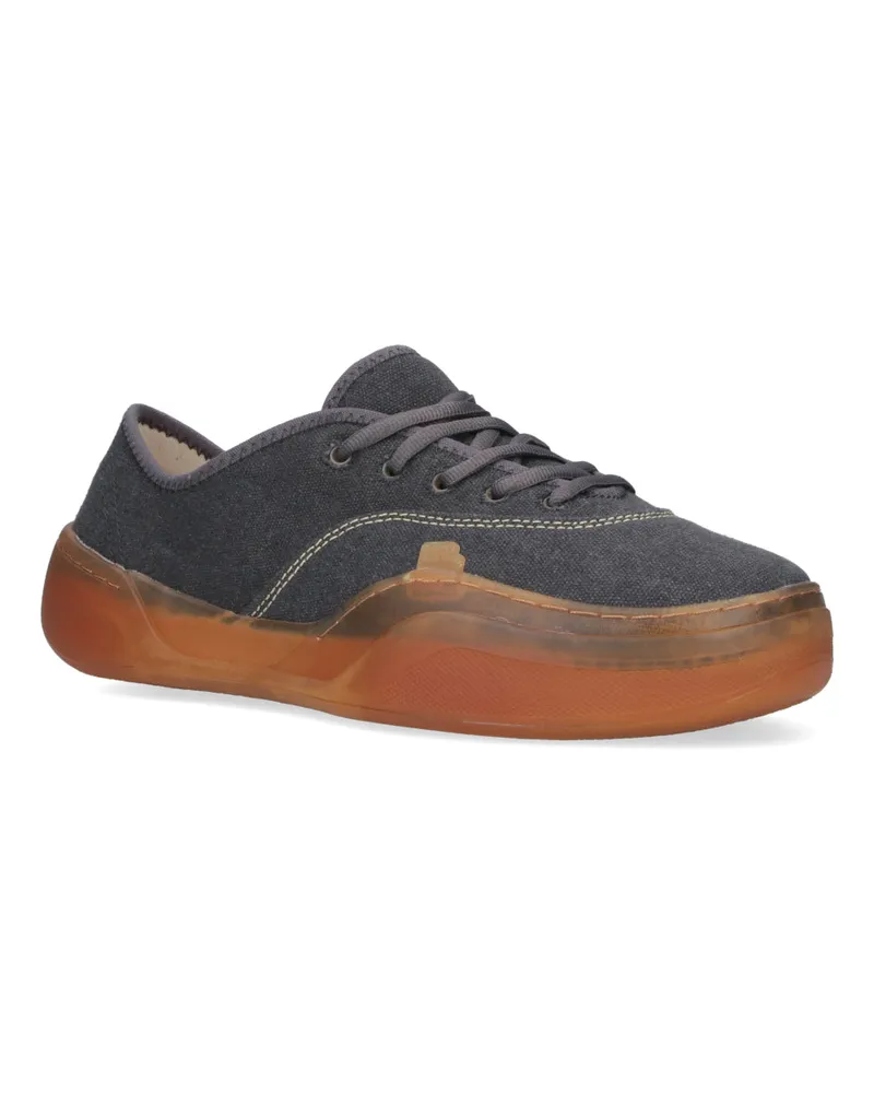 ERL Men's Sneakers Grey Cotton Gray