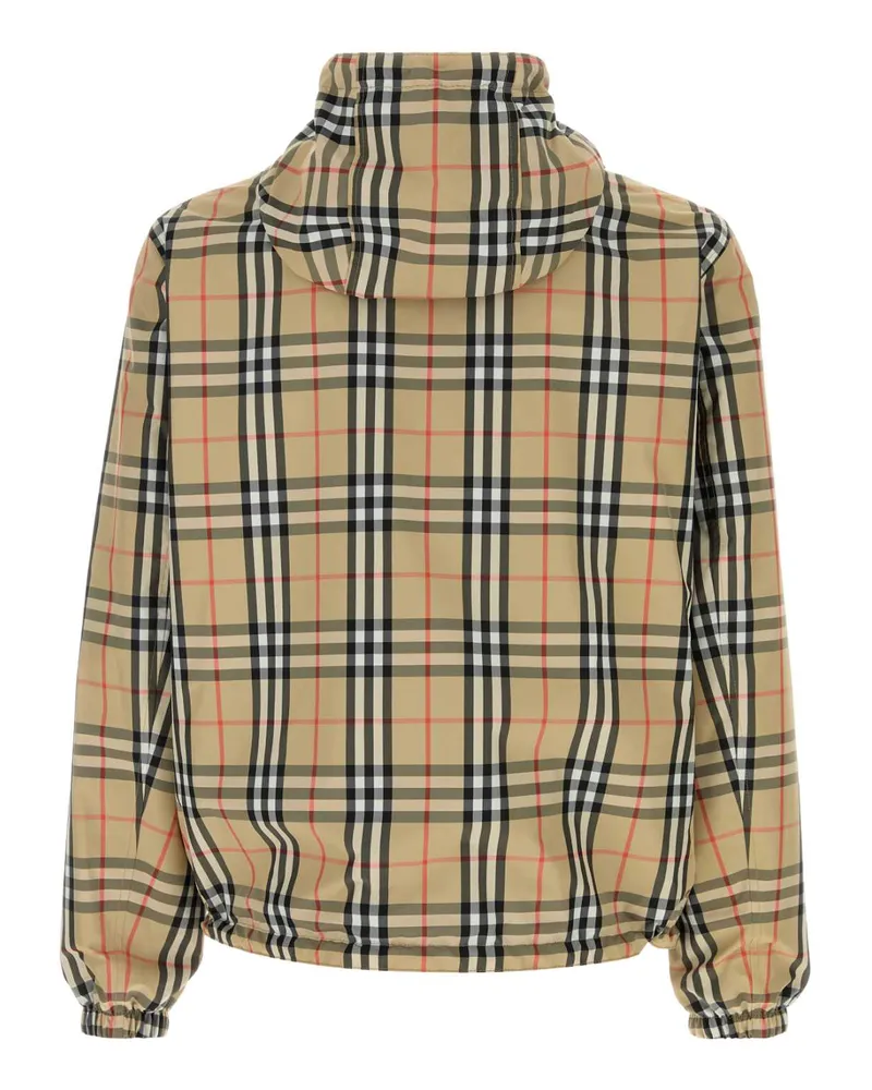 Burberry Men's Printed Polyester Reversible Jacket Sandipcheck Giubbini Sandipcheck