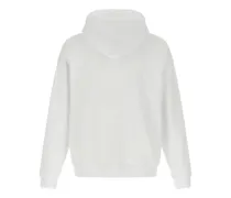 Graphic Print Hoodie — White