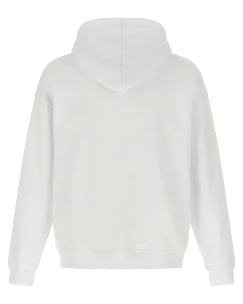 Dsquared2 Graphic Print Hoodie — White White