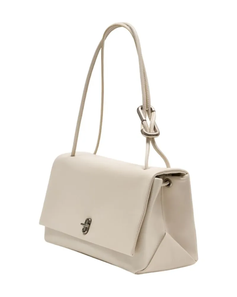 Marc Jacobs Women's The Large Dual Shoulder Bag -  Leather White Cowhide Shoulder-Hobo-Bags White