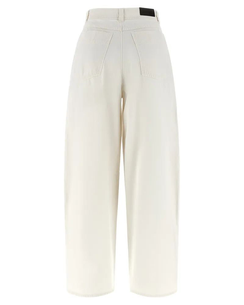 Christophe Lemaire Women's White Cotton Jeans Denim Clothing White