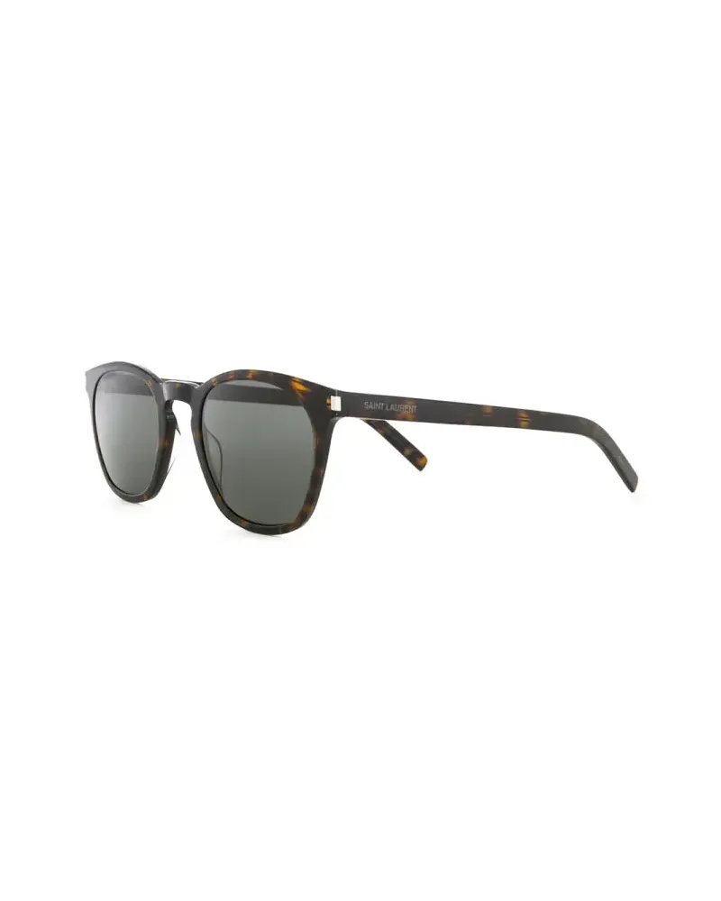 Saint Laurent SL28SLIM003 Sunglasses — Brown Brown