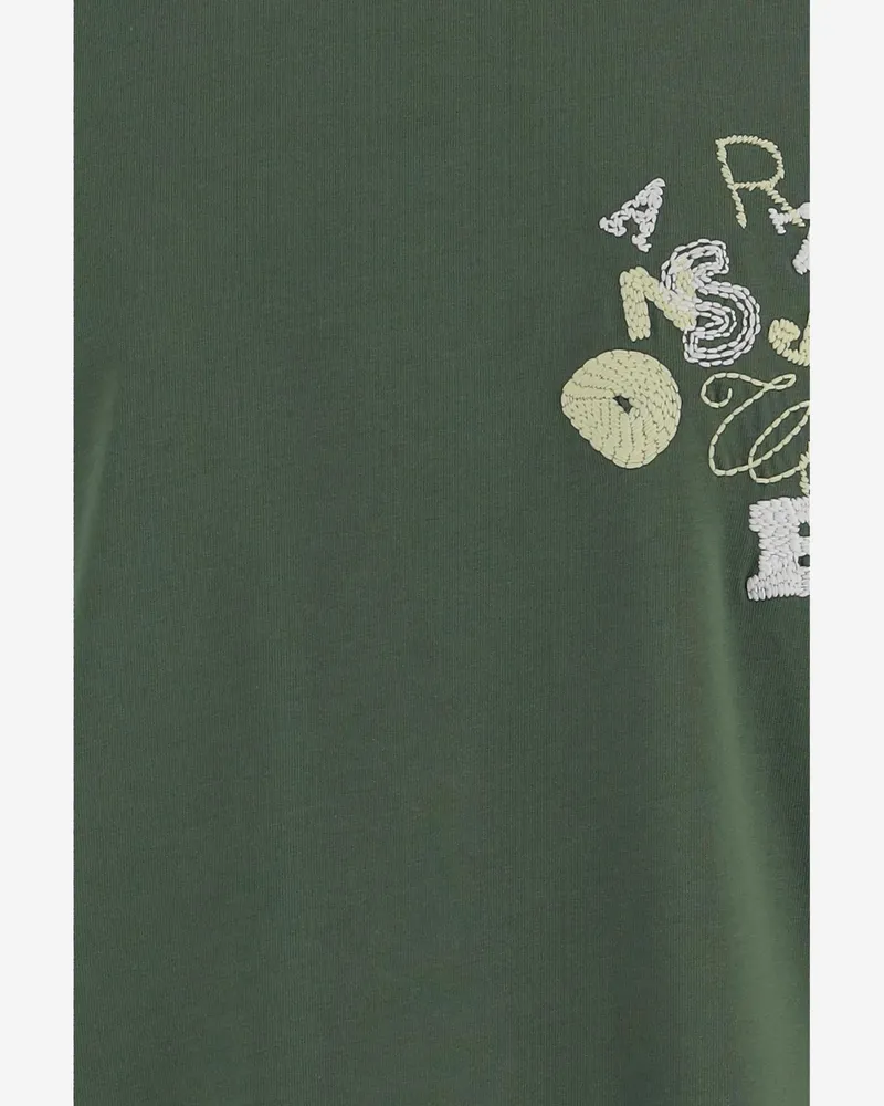 J.W.Anderson Women T-Shirt Cotton Green T-Shirts & Jerseys Green