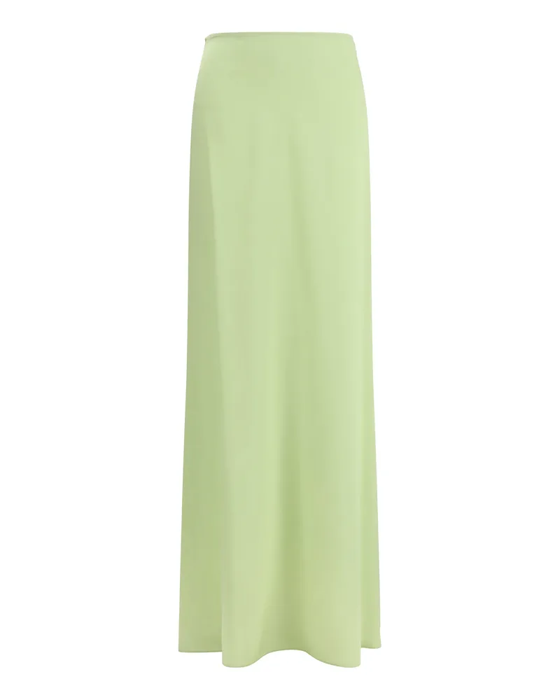 Kristina Ti Women's Skirt Silk Apple Green