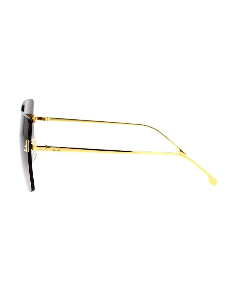 Fendi Women's Sunglasses Metallic Gold