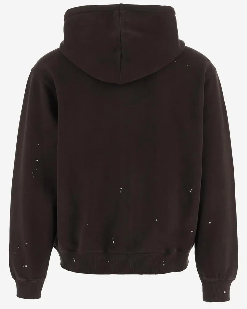 Carhartt WIP Men's Cotton Sweatshirt With Logo Brown Sweatshirts Sweater Brown