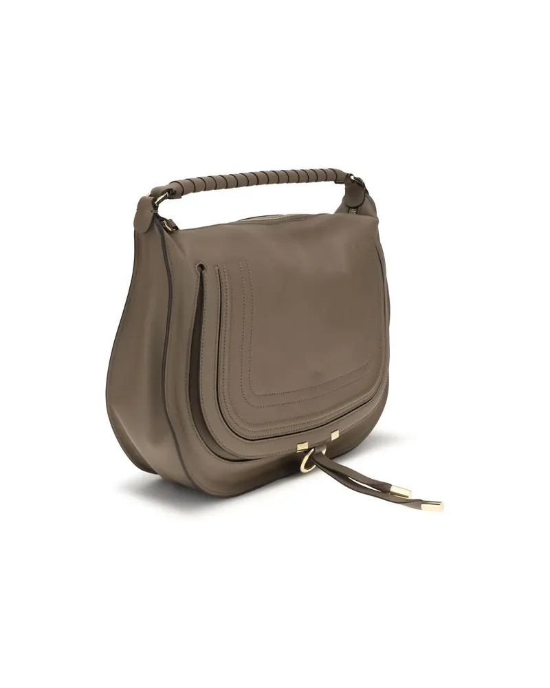 Chloé Women's Beige Calf Leather Bos Taurus Shoulder Bag Beige