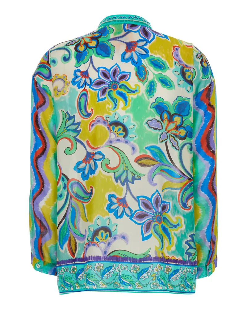 Johnny Was Women's Shirt The Audrey Multicolour Blouses Multicolor