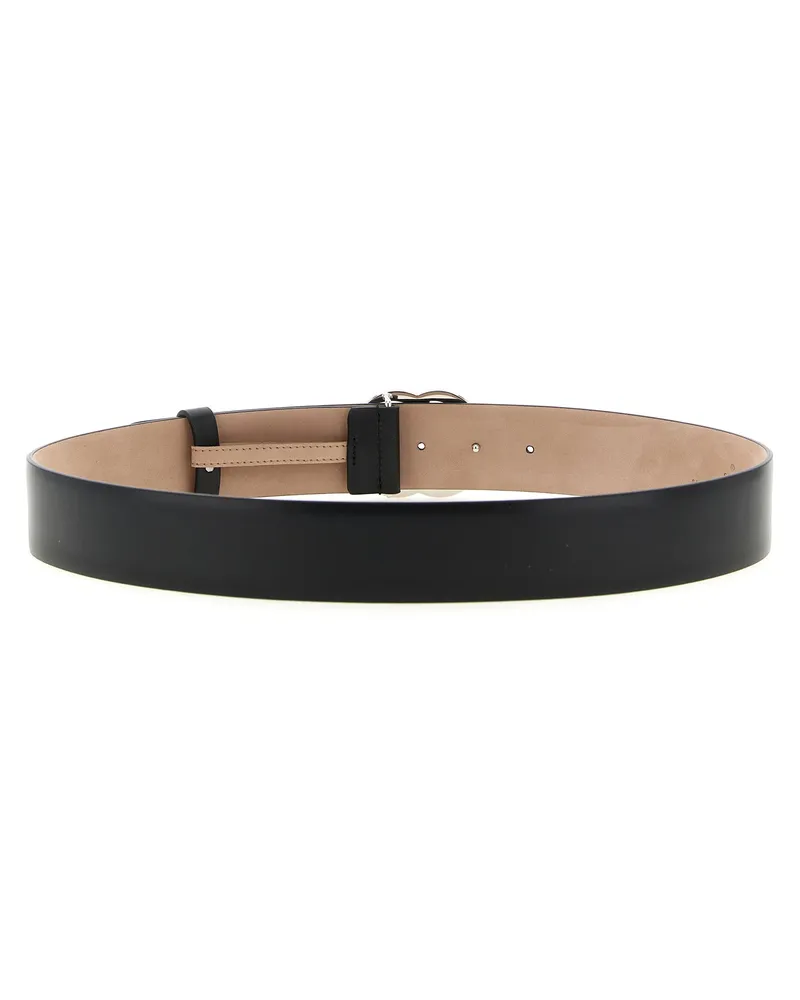 Gucci Men's Black Calfskin Regular Belt Black