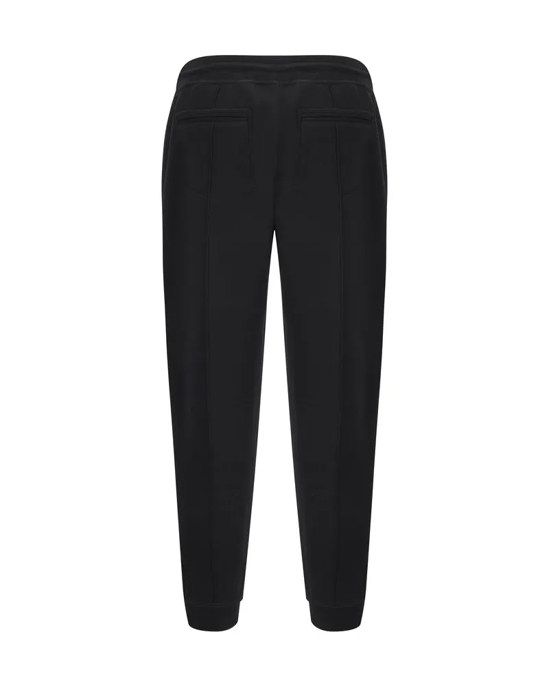 Brunello Cucinelli Men's Black Cotton Joggers (workout Pants Black