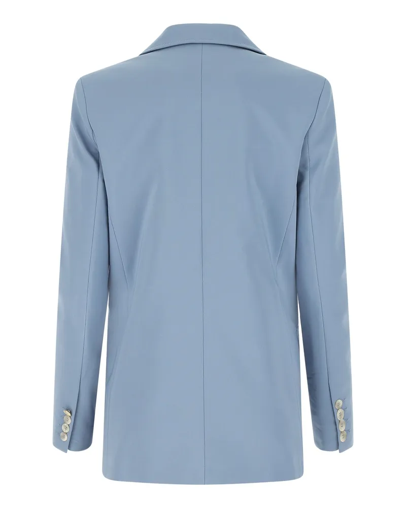 Hebe Studio Women's Pwdtal Blazer Blue Cotton Blazers Blue