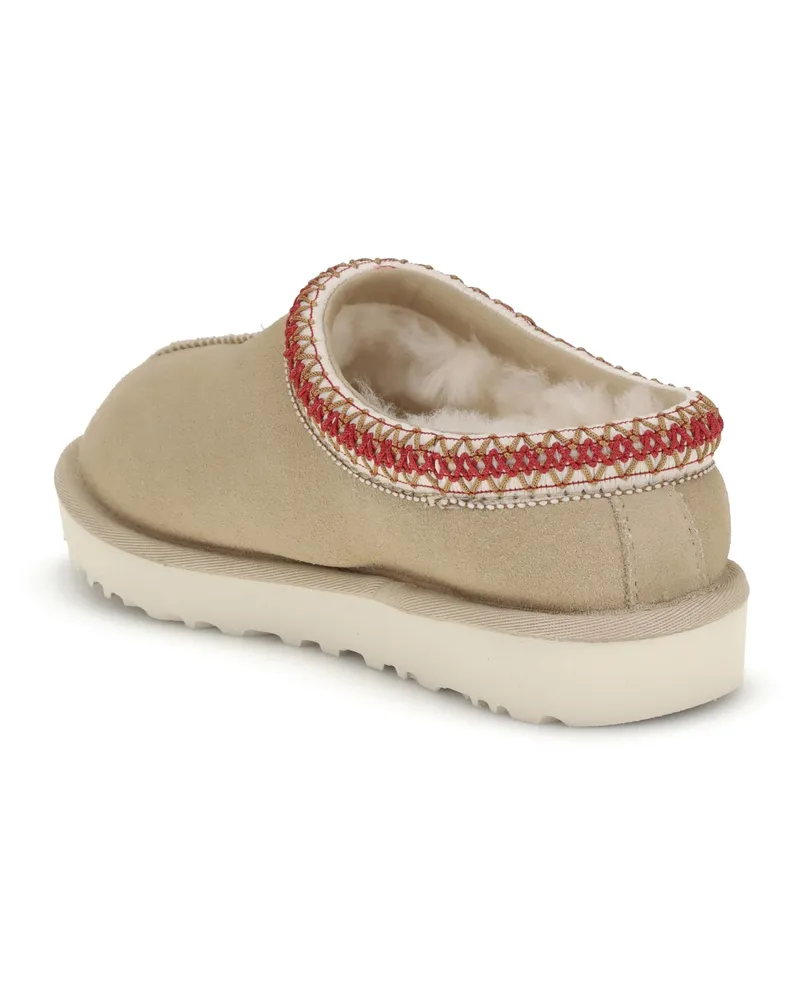UGG Women's Sandals W Tasman Ii Sand-Dark Cherry Upper: Mutton Sand/dark Beige