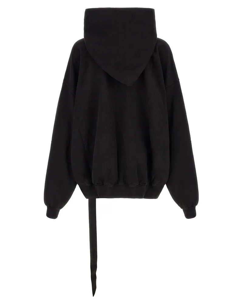 DRKSHDW by Rick Owens Mountain Hun Hoodie — Black Black