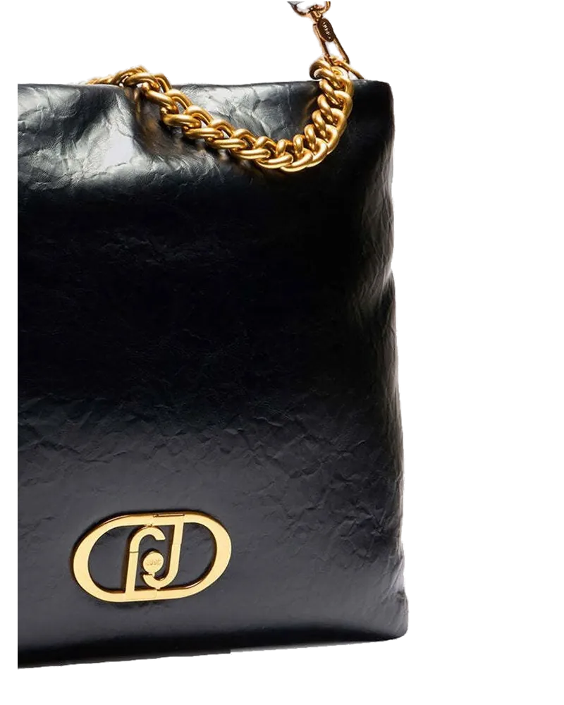 Liu Jo Women's Shoulder Bag Black Polyurethane - Shoulder-Bags Black