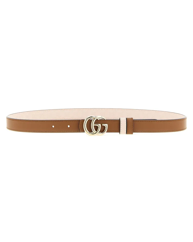 Gucci Women's Multicolor Calfskin Thin Belt Multicolor