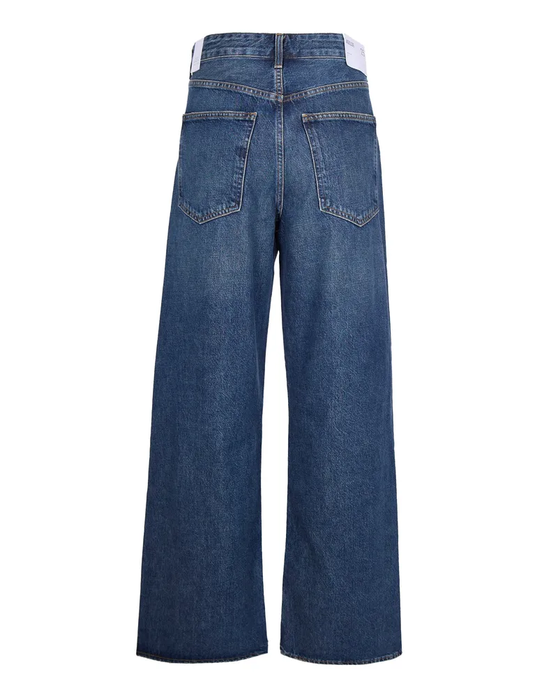 AGOLDE Women's Jeans Vana Nexus Dark Indigo (dark Tinted Indigo) Cotton Blue