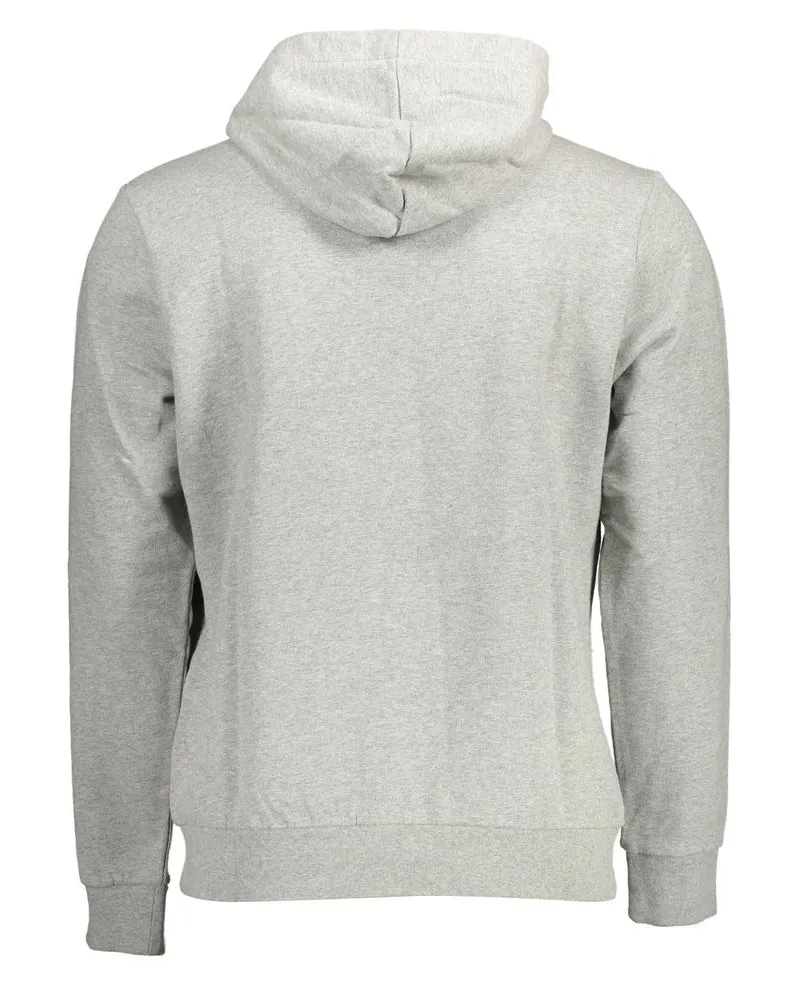 Napapijri Logo-Print Cotton Sweatshirt — Gray Gray