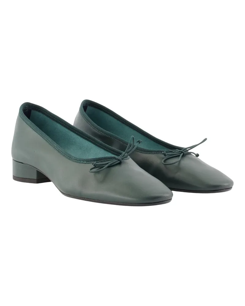 aeyde Women's Onda Pumps -  Leather Green Calfskin Shoes Green