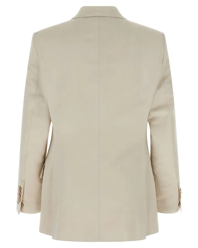 Tom Ford Men's Beige Cotton Blazer Clothing Beige