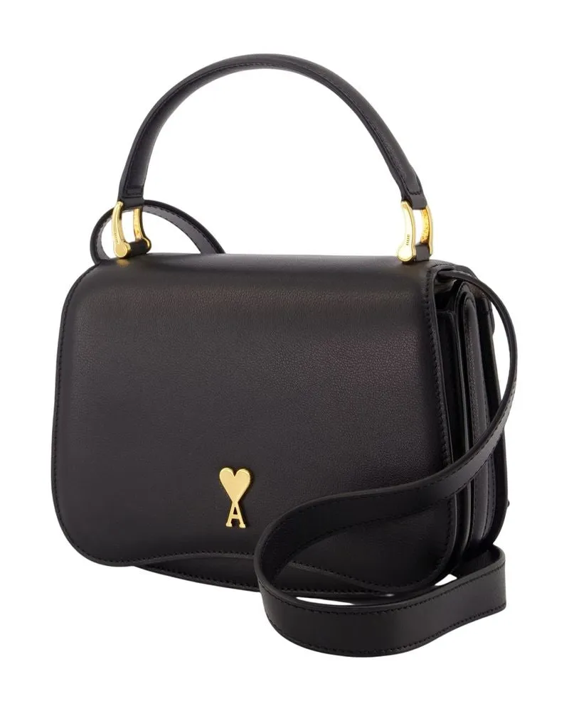 AMI Paris Shoulder Bag — Black Black
