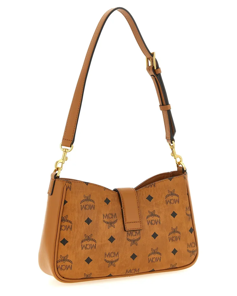 MCM Tracy Shoulder Bag — Brown Brown