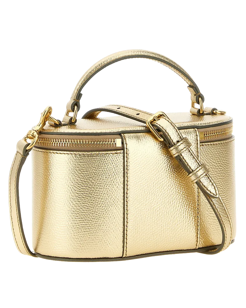 Valentino Garavani Top Handle Bag — Gold Gold