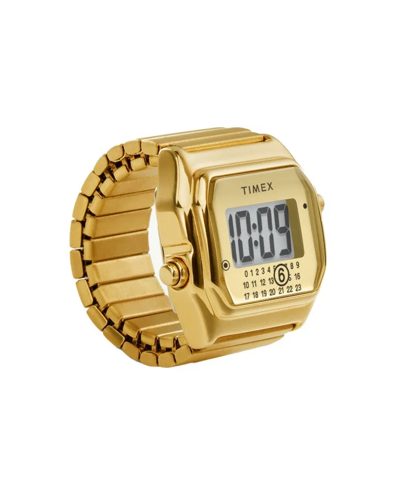 Timex Gold-Tone Digital Watch — Gold Gold