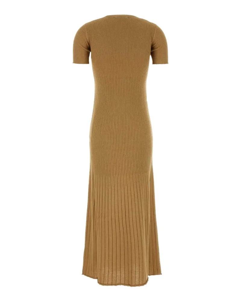 Max Mara Women's Camel Silk Blend Europa Dress Cammello Exterior: Cashmere Abiti Beige