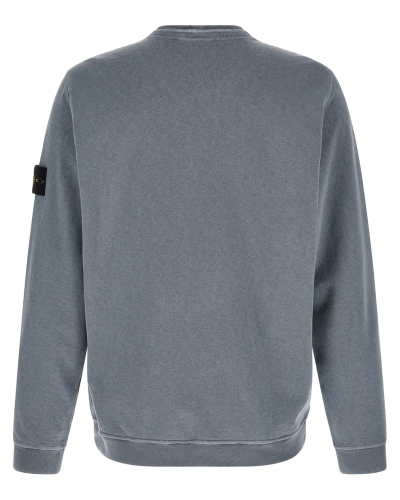 Stone Island Men's Blue Cotton Sweatshirt Clothing Gray