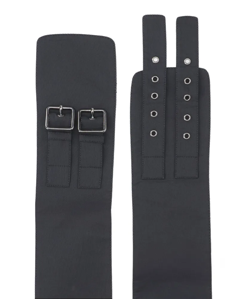 ANDAMANE Women's Belts Black Polyester Black