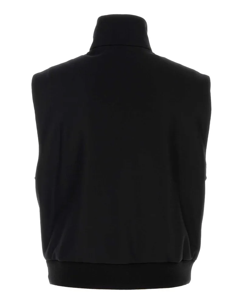 Jil Sander Men's Black Wool Vest 001 Giacche E Gilet Jacket Black