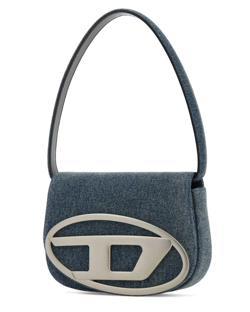 Diesel Women's Denim 1dr Shoulder Bag H8457 Co Pmu Borse A Mano Blue