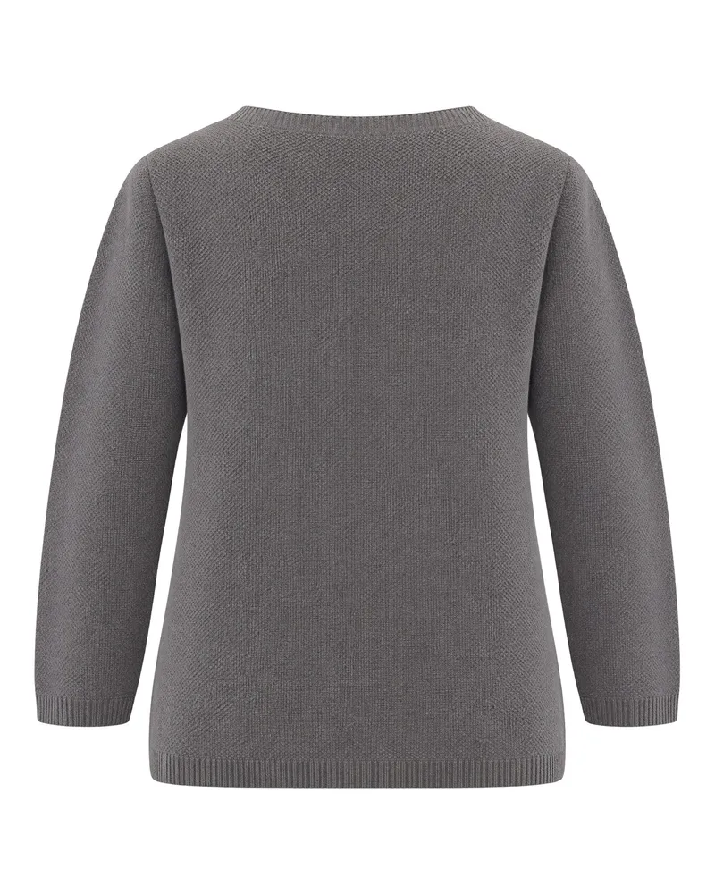 Fabiana Filippi Boat-Neck Raglan Sweater — Gray Gray