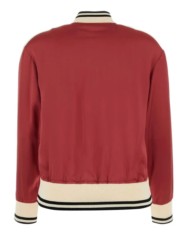 Palm Angels Women's Tiziano Red Viscose Bomber Jacket 2703 Exterior: Giubbini Red