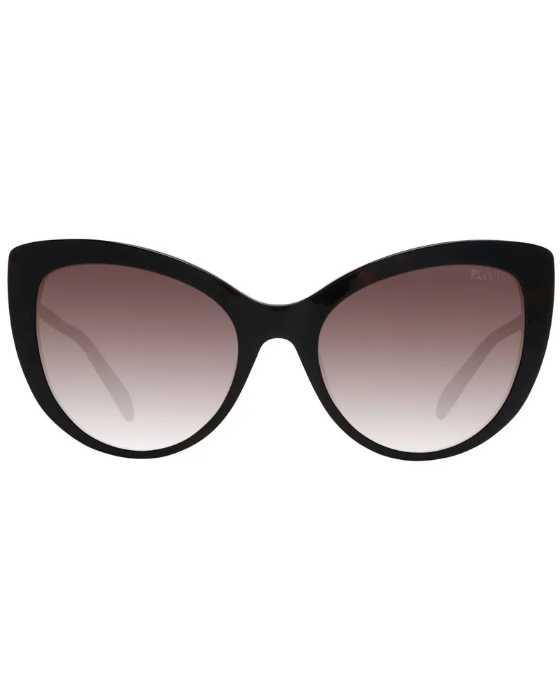 Emilio Pucci Women's Brown Plastic Sunglasses Brown