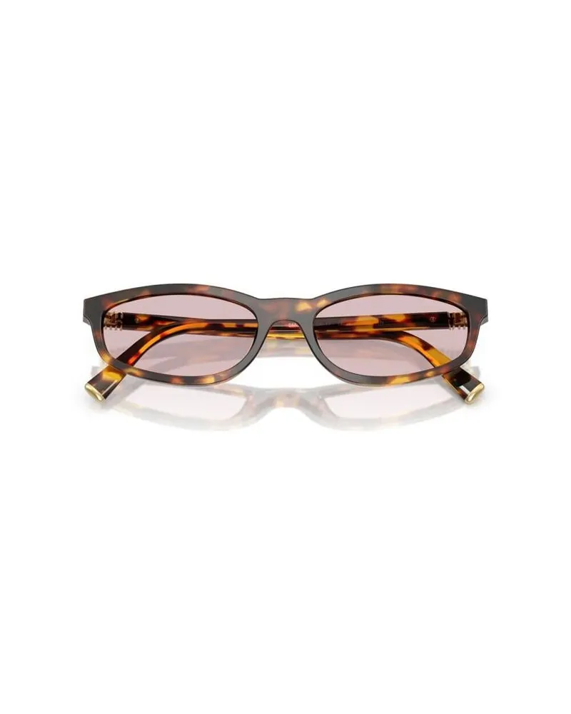 Miu Miu Unisex Miu Sunglasses Tortoise Acetate Eyewear Tortoise