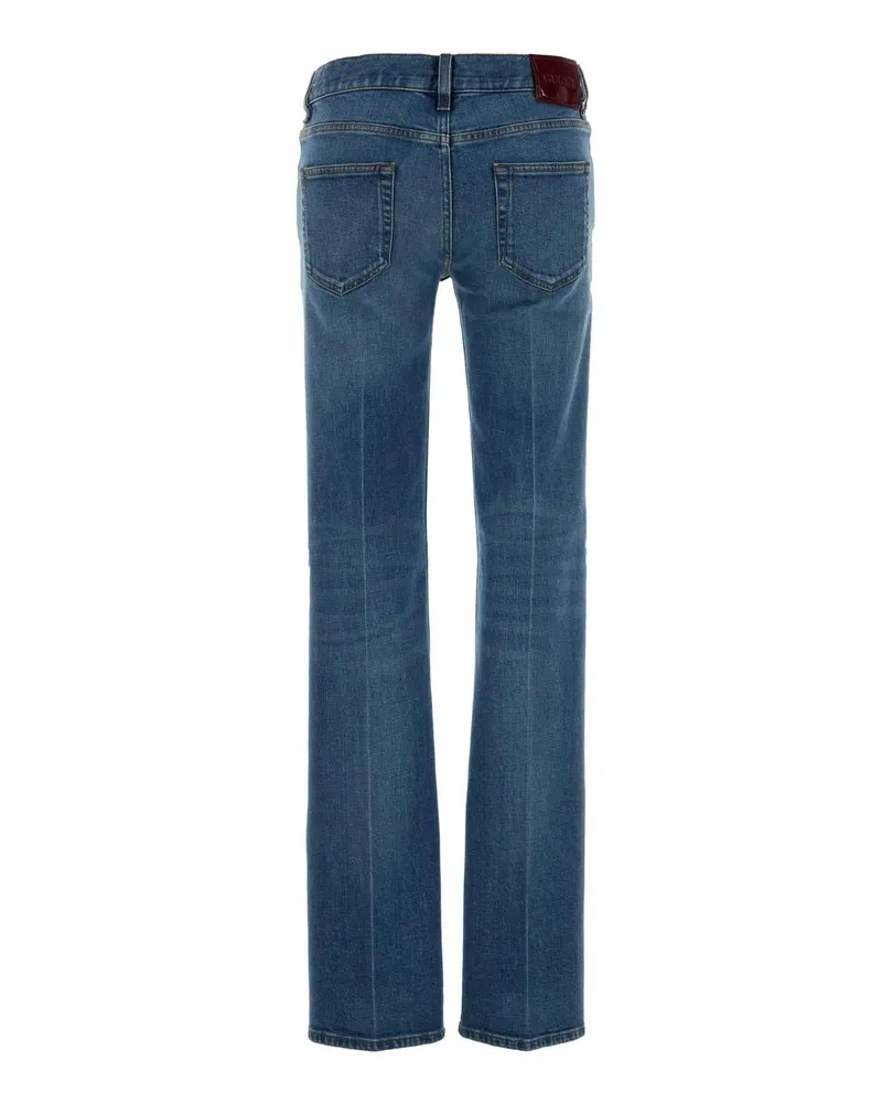 Gucci Women's Jeans Denim Stretch Blue Fabric Blue
