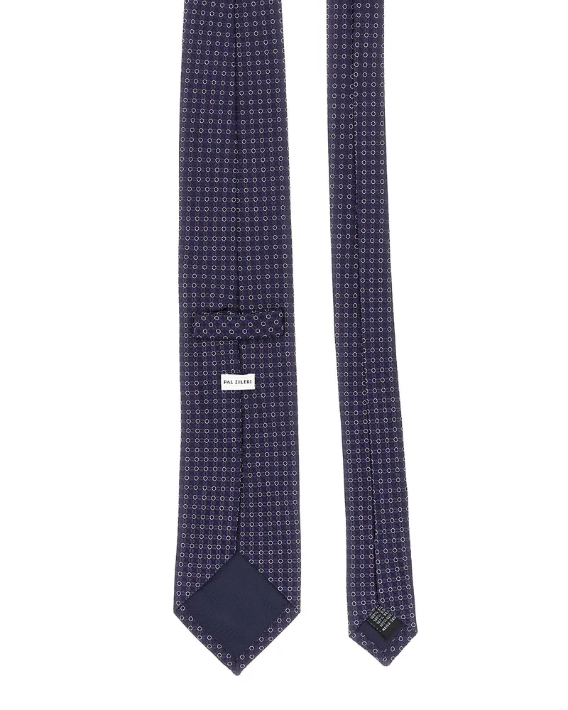 Pal Zileri Men's Purple Silk Tie Purple