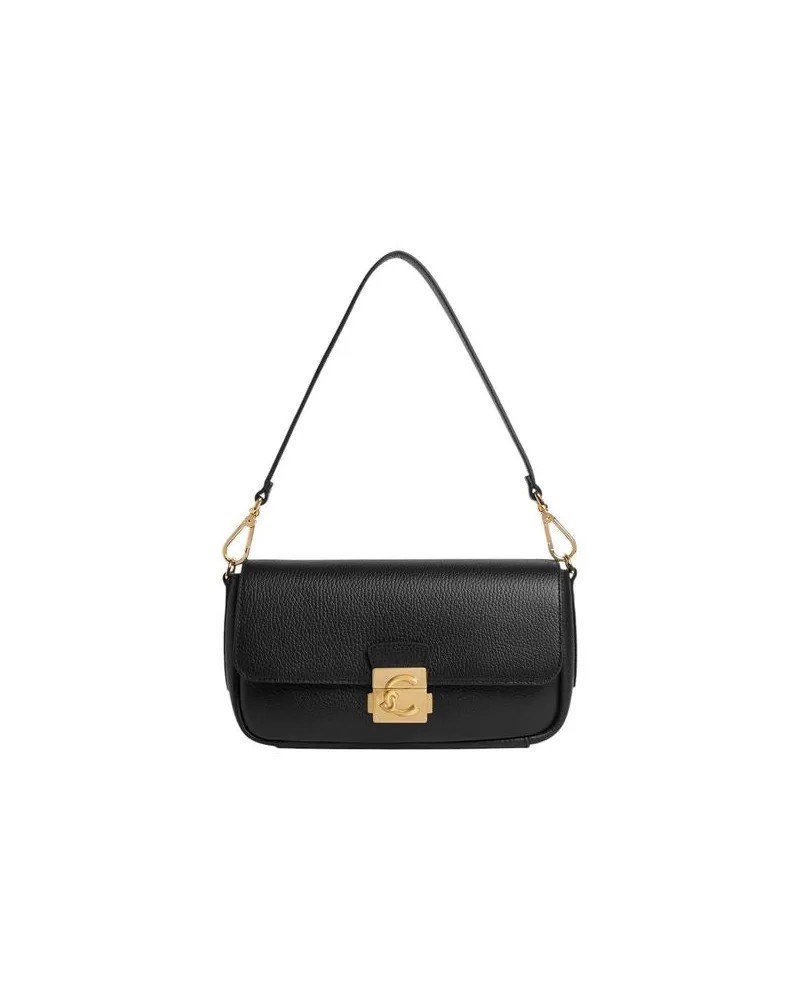 Coccinelle Women's Shoulder Bag Black Cowhide - Shoulder-Bags Black