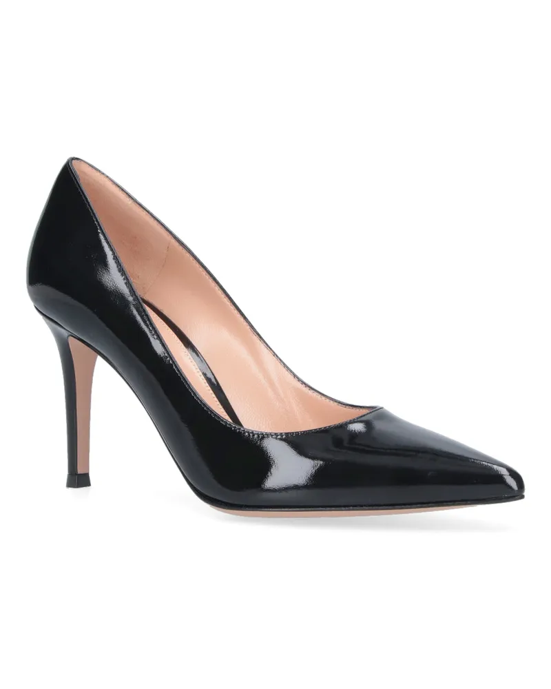 Gianvito Rossi Women's With Heel Black Upper: Lamb Leather Black