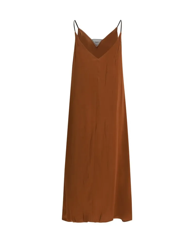 Prada Women's Brown Acetate Cocktail Dress Brown